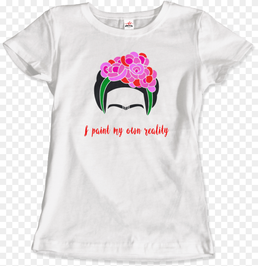 829x863 Frida Kahlo I Paint My Own Reality Quote Tshirt Ebay Short Sleeve, Clothing, T-shirt, Shirt, Flower Transparent PNG