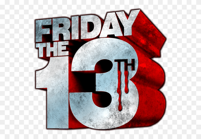 563x520 Friday The 13th, Text, Alphabet, Number HD PNG Download