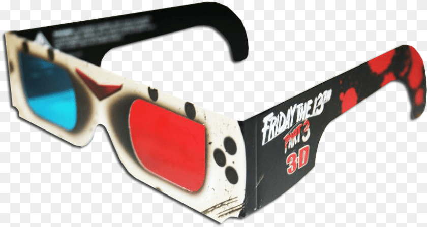 Friday The 13th 3d Glasses Glasses, Accessories, Sunglasses Transparent PNG