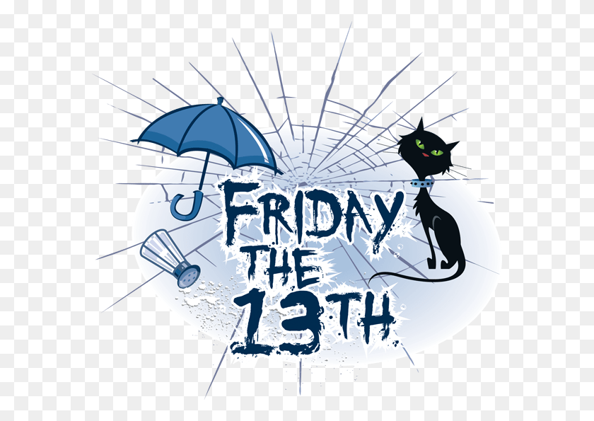 580x535 Friday The 13th Amp A Full Moon Friday The 13th Clipart Free, Text, Outdoors, Penguin HD PNG Download