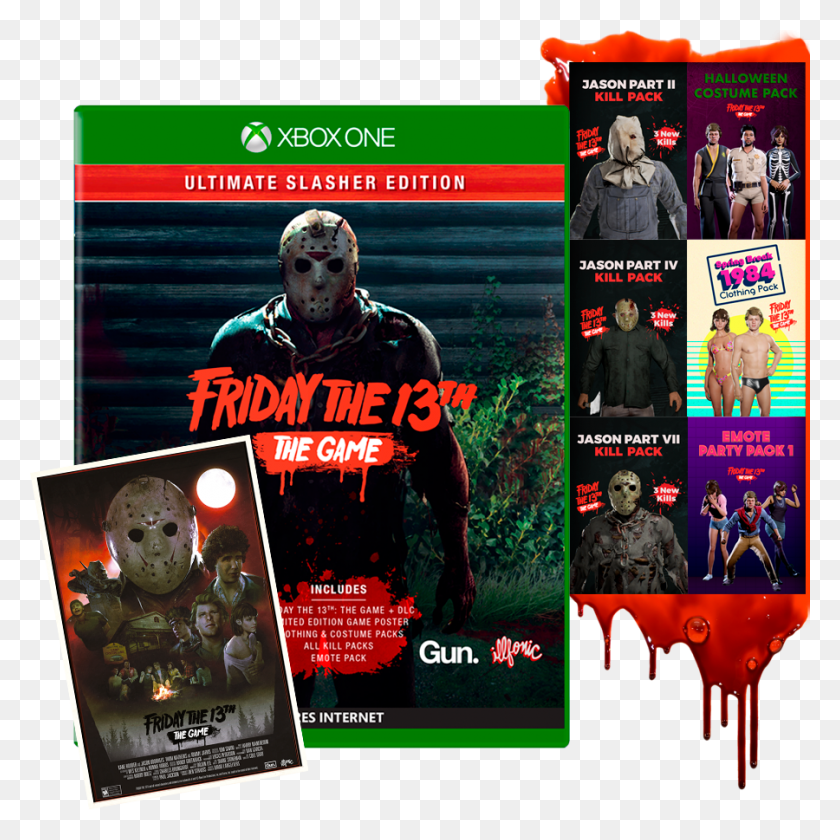 900x900 Friday The 13th Friday The 13th Xbox One Walmart, Person, Human, Poster HD PNG Download