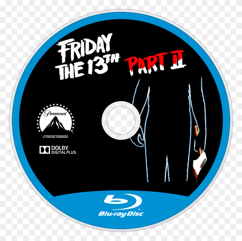 1000x1000 Friday The 13th Part 2 Bluray Disc Image Friday The 13th Part, Disk, Dvd HD PNG Download