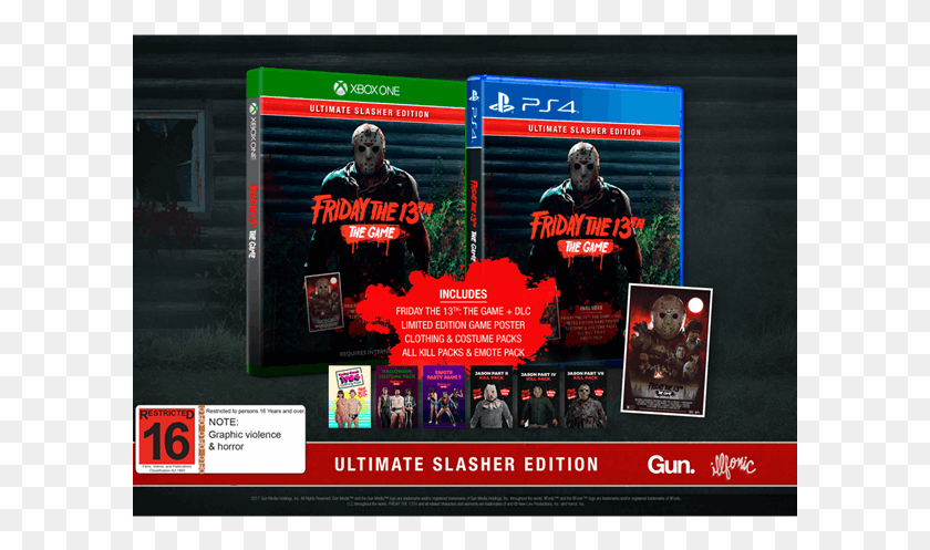 601x437 Friday The 13th Ultimate Slasher Edition Ps4 Friday The 13th The Game, Advertisement, Poster, Flyer HD PNG Download
