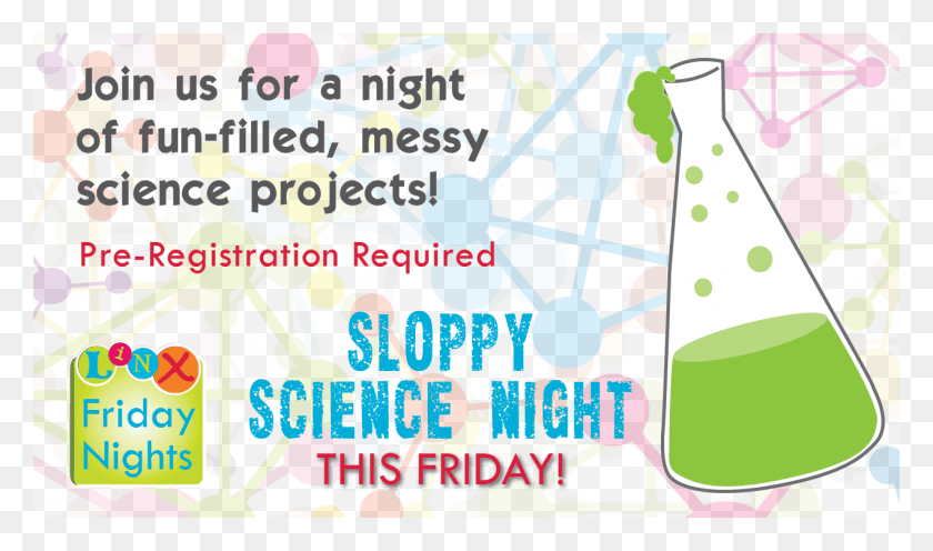 1270x710 Descargar Png Fridayevent Sloppysciencenight Tvgraphic 01 Linx Camps, Texto, Word, Red Hd Png