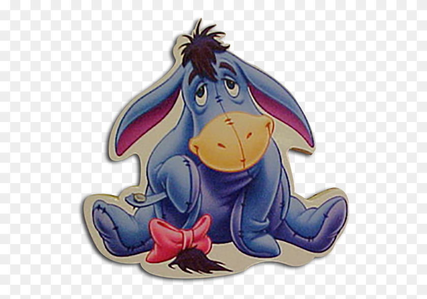 538x528 Fridge Magnet Eeyore Disney Refrigerator Magnet Collection Winnie The Pooh Life Size Stand Up, Animal HD PNG Download