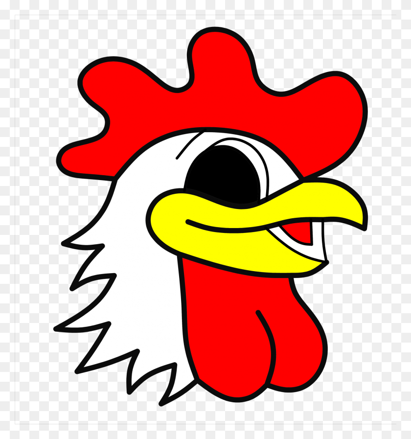 1718x1845 Жареный Цыпленок Логотип Значок Аям, Птица, Животное, Злые Птицы Png Скачать