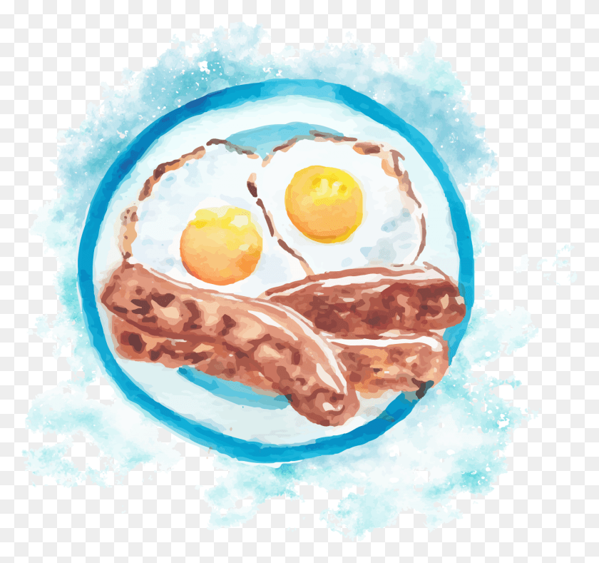 1430x1337 Жареные Яйца Завтрак И Жареные Яйца, Еда, Яйцо, Торт Ко Дню Рождения Png Скачать