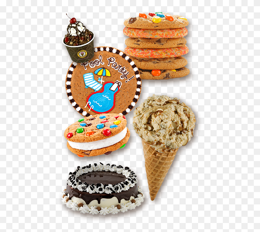 470x689 Friendly And Delicious Great American Cookie Mermaid, Cream, Dessert, Food HD PNG Download
