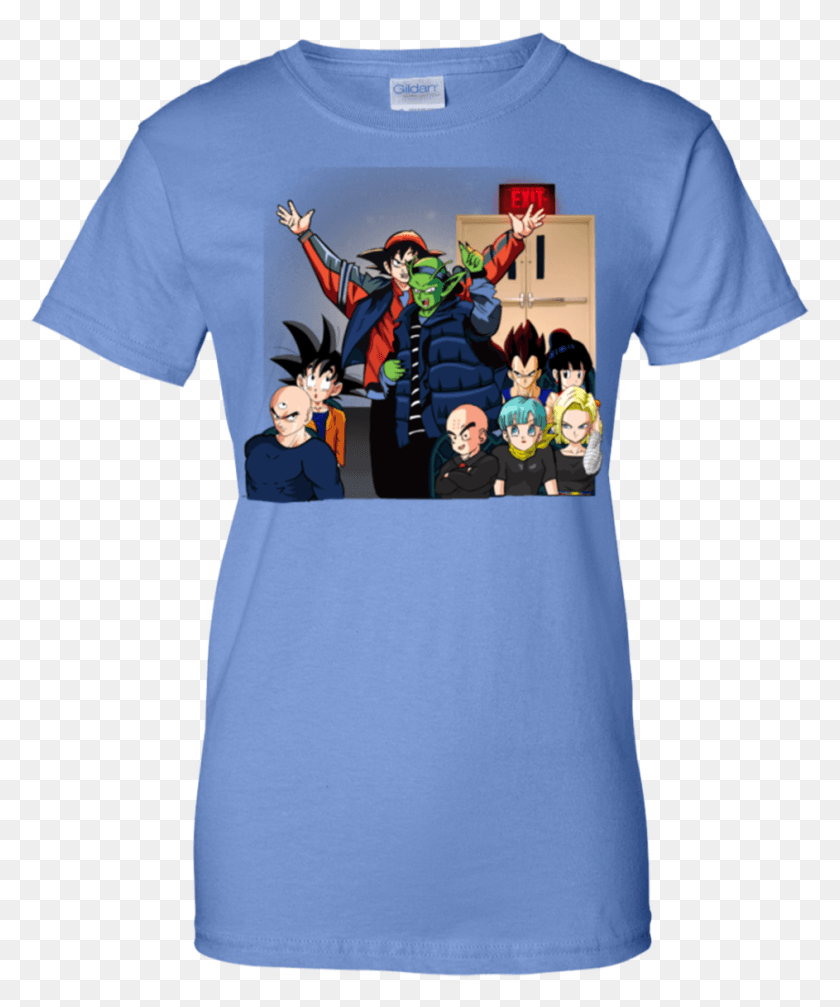 943x1146 Friends Goku Vegeta Piccolo Krillin Gohan Dbz Dragon Svengoolie T Shirt, Clothing, Apparel, Person HD PNG Download