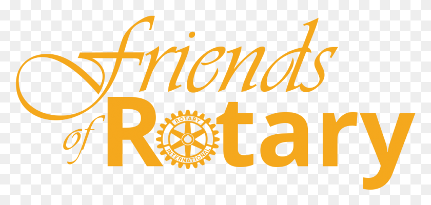 1025x447 Descargar Png Amigos De Rotary Rotary International, Texto, Alfabeto, Etiqueta Hd Png