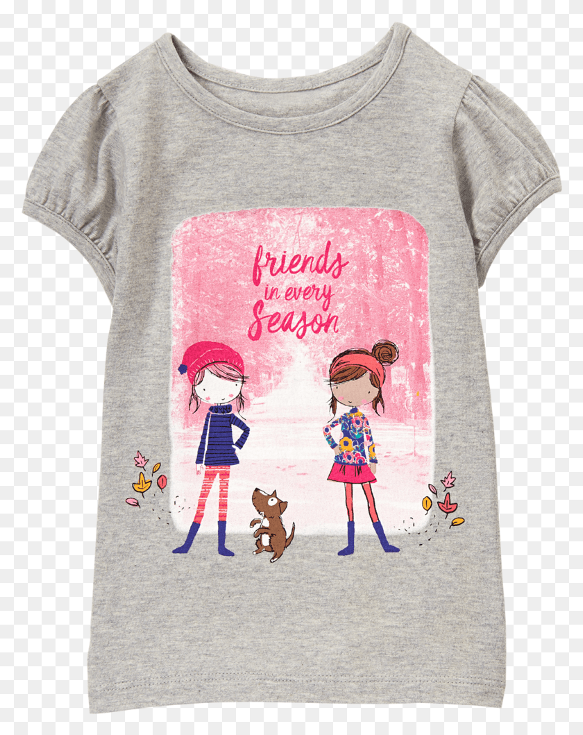 1018x1304 Friends Tee Gymboree Heather Grey Kids Wear Toddler Cartoon, Clothing, Apparel, Person HD PNG Download