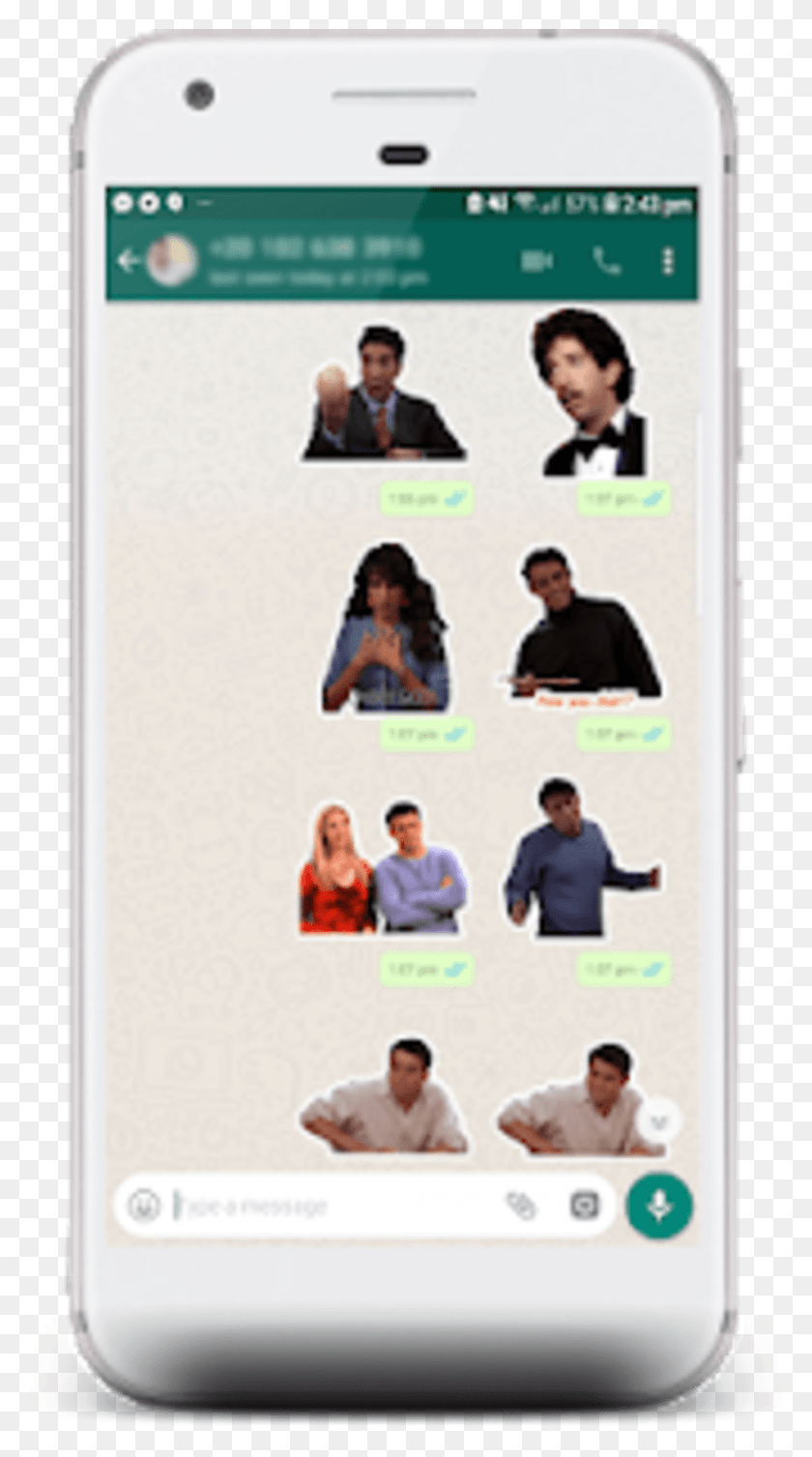 1020x1893 Friends Tv Show Sticker For Whatsapp Friends Tv Show Stickers For Whatsapp, Mobile Phone, Person, Collage HD PNG Download