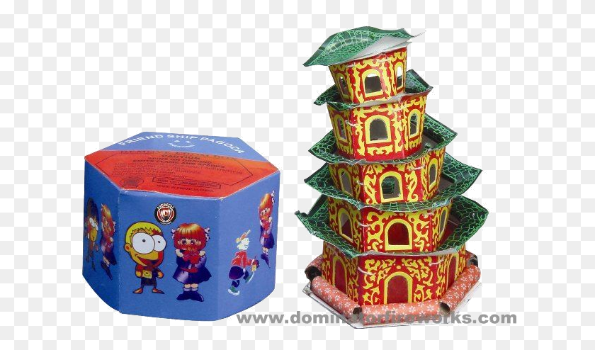 619x434 Friendship Pagoda Pagoda Firework, Cookie, Food, Biscuit HD PNG Download