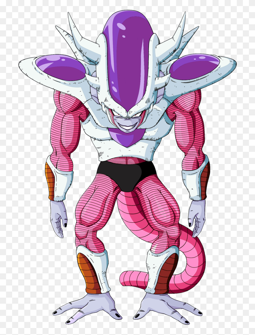 722x1043 Frieza 2nd Transformation Frieza Forms, Comics, Book, Person HD PNG Download