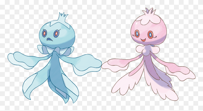 1197x618 Frillish Pokemon Frillish, Животное, Беспозвоночное, Морская Жизнь Png Скачать