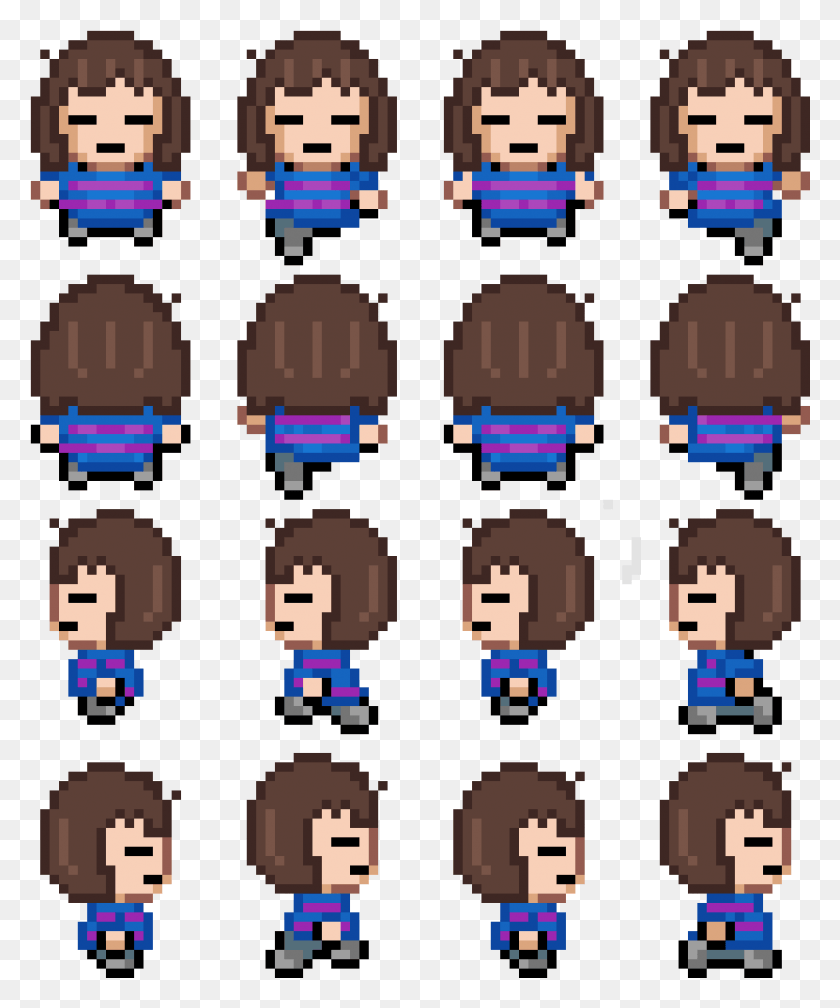 914x1112 Frisk Sprite, Label, Text, Face HD PNG Download
