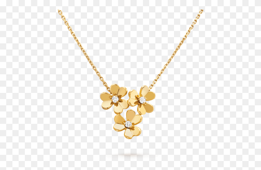 472x489 Frivole Pendant 3 Flowers Mini Model Pendant, Necklace, Jewelry, Accessories HD PNG Download
