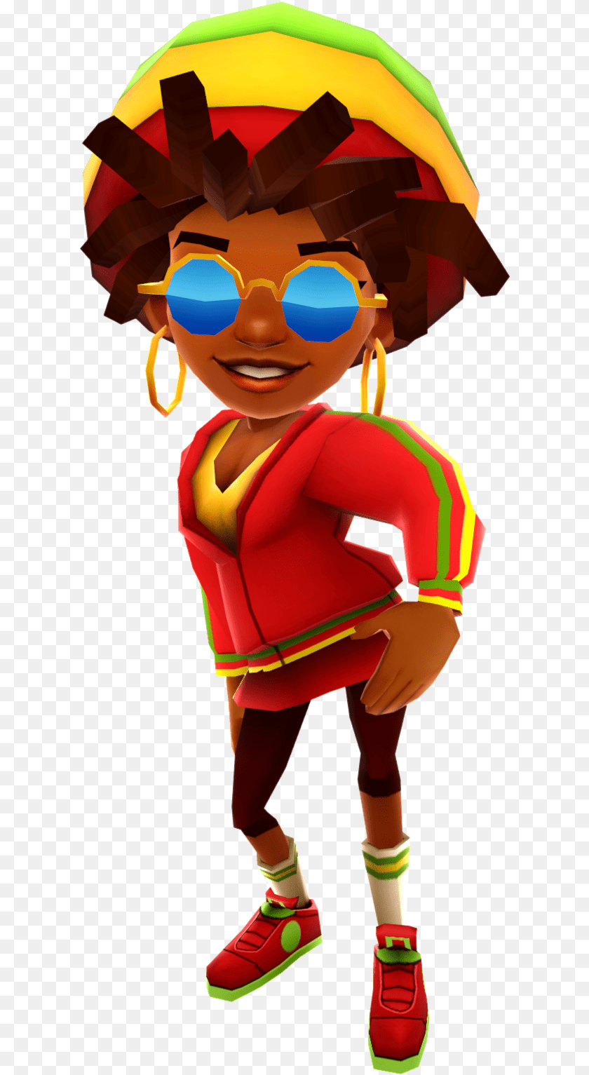 616x1533 Frizzy Rasta Outfit00 Subway Surfers Sun, Baby, Person, Clothing, Footwear Clipart PNG