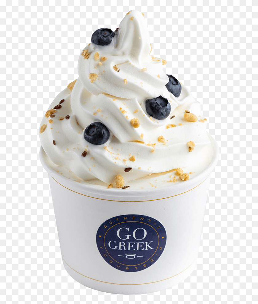 590x930 Fro Yo Blueberry Vanilla Ice Cream, Dessert, Food, Cream HD PNG Download