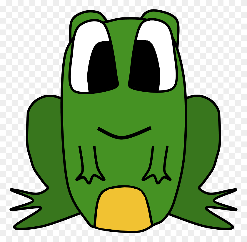 777x761 Frog Toad Big Eyes Cartoon Animal Bufo, Green, Amphibian, Wildlife HD PNG Download