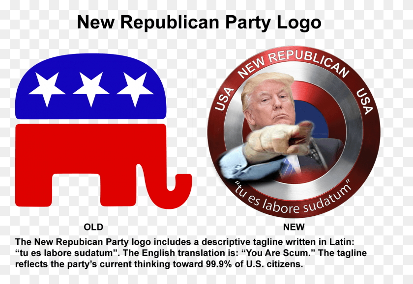 1489x991 From An Anonymous Source Deep Within The White House Republican Party Logo, Person, Human, Symbol HD PNG Download