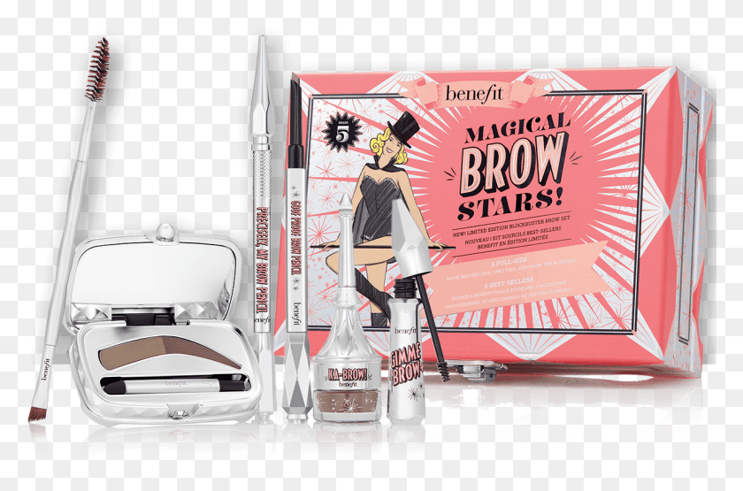 1204x765 From Brow Pencils To Powders To Gels And More This Benefit Magical Brow Stars, Advertisement, Poster, Flyer HD PNG Download