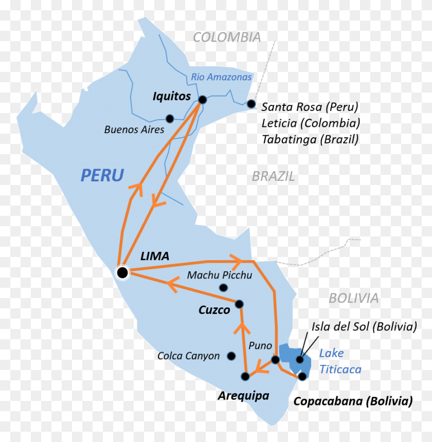 864x887 Desde Iquitos Puede Coger Un Barco Para Adentrarse En El Mapa, Diagrama, Atlas, Hd Png