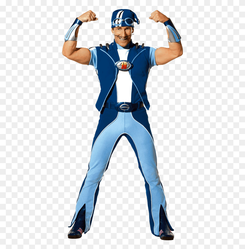 417x795 From Lazytown Wiki Lazy Town Sportacus, Person, Human, Costume HD PNG Download