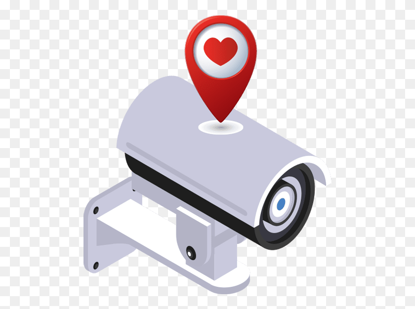 503x566 From Monitoring Cameras To Setting Alarms And Notifications Sign, Toy, Electronics, Balloon HD PNG Download