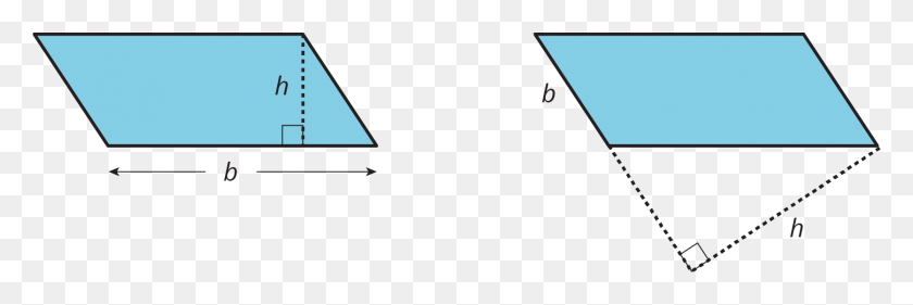 1671x474 Descargar Png De Paralelogramos A Triángulos Triángulo, Trazado, Texto Hd Png