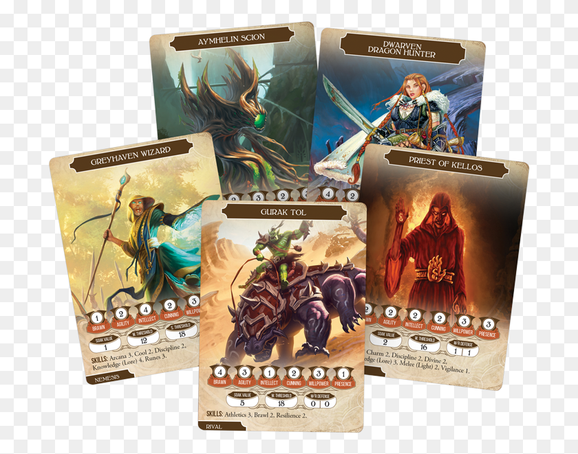 700x601 From The Announcement Heroes Of Terrinoth Cards, Person, Human, Toy HD PNG Download