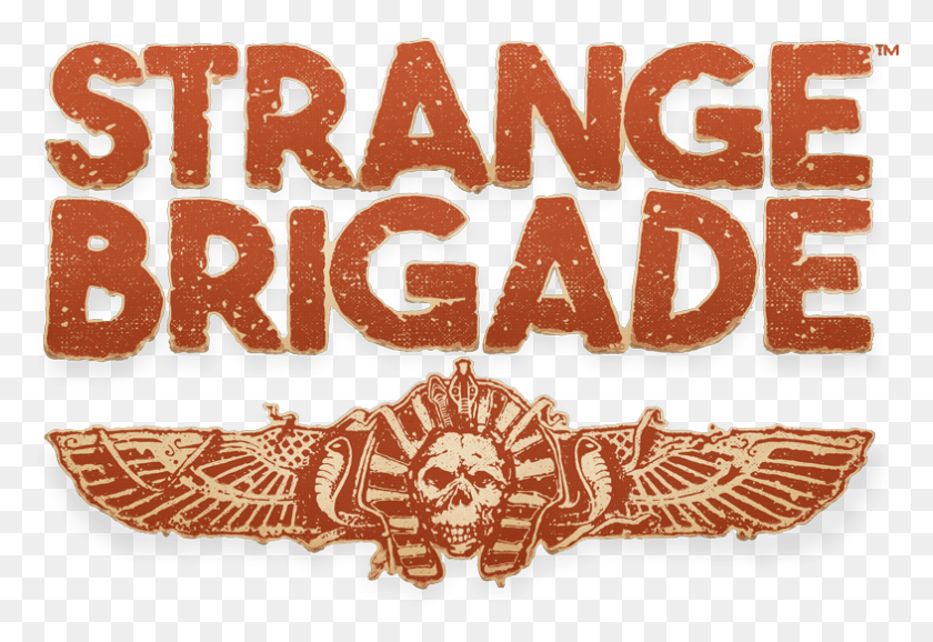 786x522 From The Creators Of Sniper Elite 4 And Zombie Army Strange Brigade Logo, Text, Alphabet, Face HD PNG Download