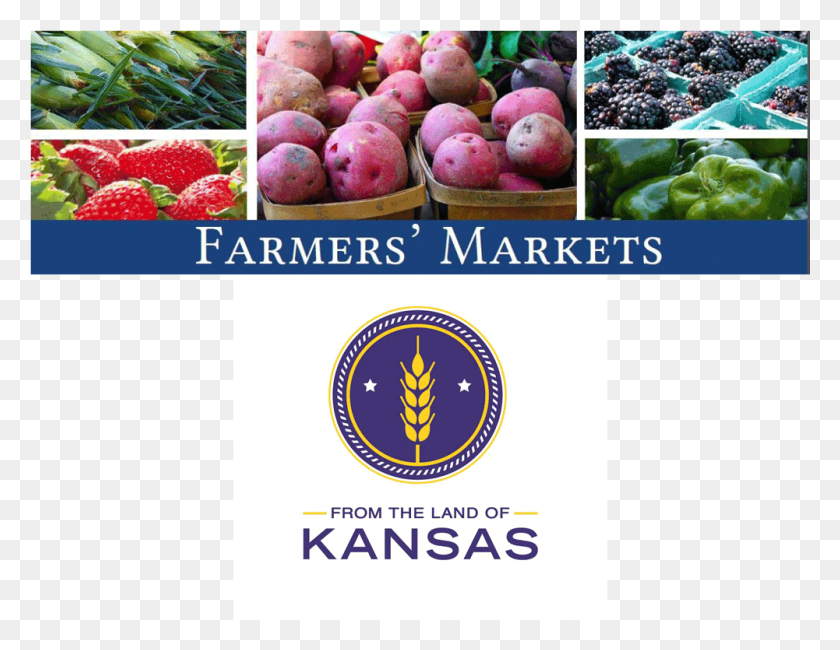 1001x758 From The Land Of Kansas Farmers Market Workshop Land Of Kansas, Plant, Advertisement, Fruit HD PNG Download