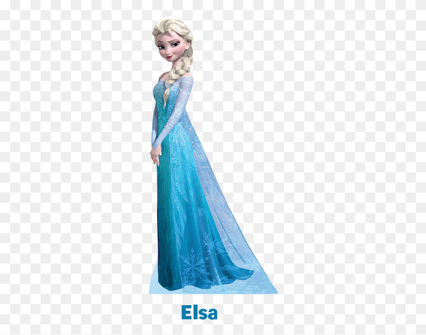 256x601 From The Outside Elsa Looks Poised Regal And Reserved Reine Des Neiges Robe, Clothing, Apparel, Evening Dress HD PNG Download