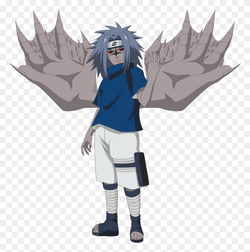 987x996 From Then On Until Shippuden He Doesn39t Appear Physically Kid Sasuke Curse Mark, Person, Human HD PNG Download
