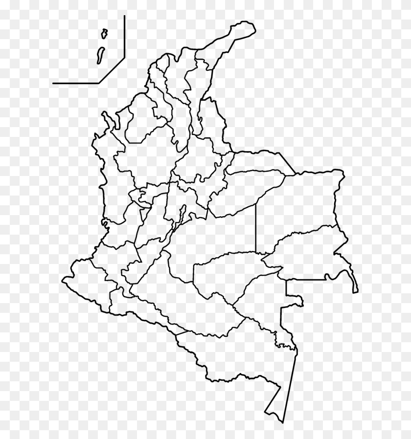 628x838 Из Википедии Бесплатная Энциклопедия Пустая Карта Колумбии, Серый, World Of Warcraft Hd Png Скачать