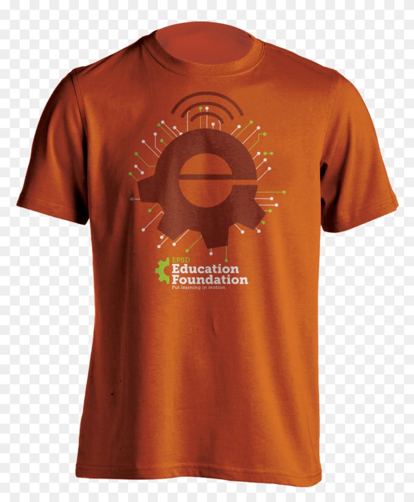 1000x1230 Front Orange Shirt, Clothing, Apparel, T-shirt HD PNG Download