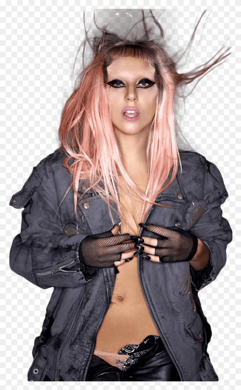 963x1601 Front View Lady Gaga Lady Gaga Born This Way, Clothing, Apparel, Jacket HD PNG Download