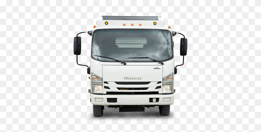 369x365 Front View Of A New Way Mamba Satellite Side Loader Truck Front View, Vehicle, Transportation, Van HD PNG Download