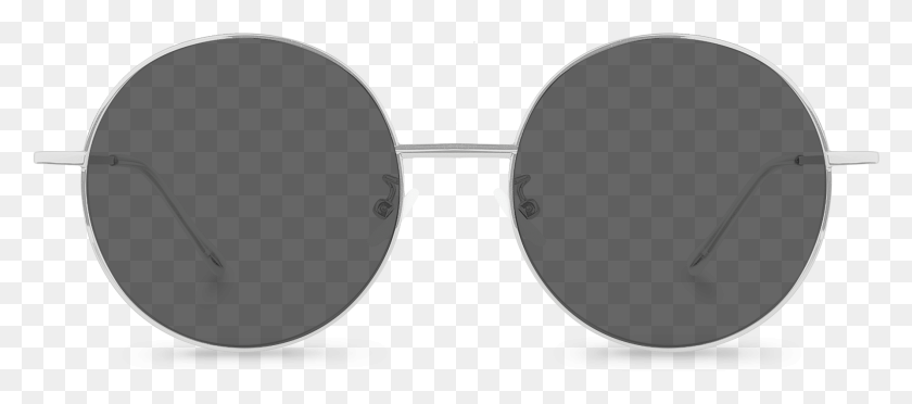 1786x715 Front View Of Exciter Black Round Sunglasses Made From Sunglasses Front View, Glasses, Accessories, Accessory HD PNG Download