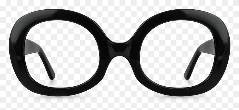 1780x746 Front View Of Willie Black Oval Glasses Made From Black Circle, Accessories, Accessory, Sunglasses HD PNG Download