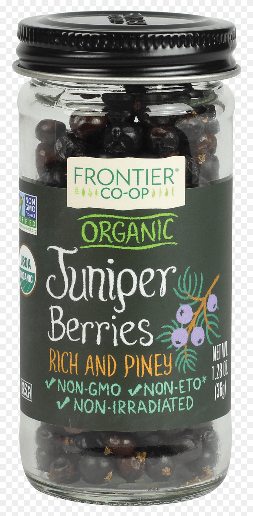 768x1652 Frontier Co Op Juniper Berries Whole Certified Organic Frontier Allspice, Plant, Food, Alcohol HD PNG Download