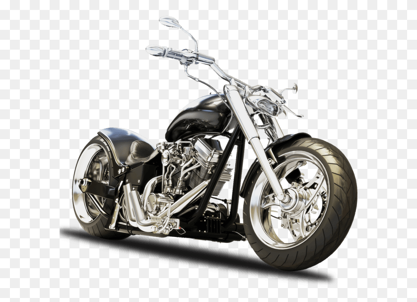 601x548 Frontview Motorcycle Chopper, Vehicle, Transportation, Wheel HD PNG Download