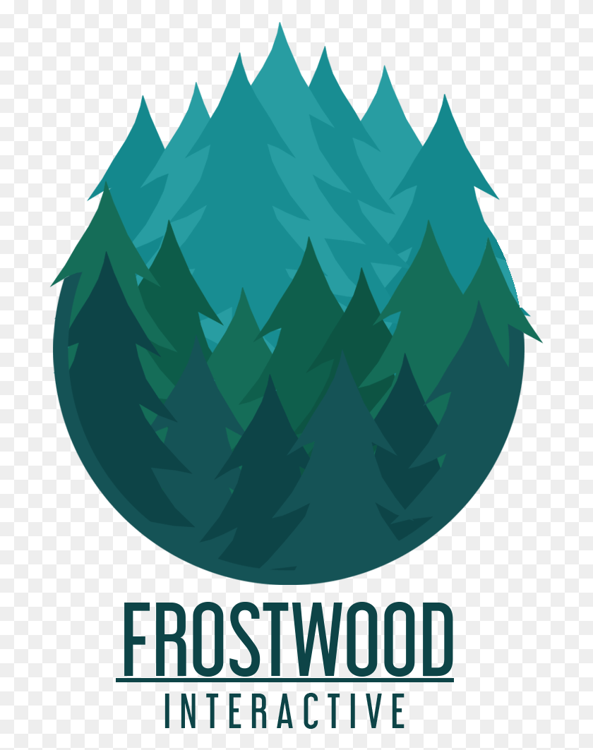 702x1003 Логотип Интерактивной Студии Frostwood Прозрачная Иллюстрация, Зеленый, Плакат, Реклама Hd Png Скачать