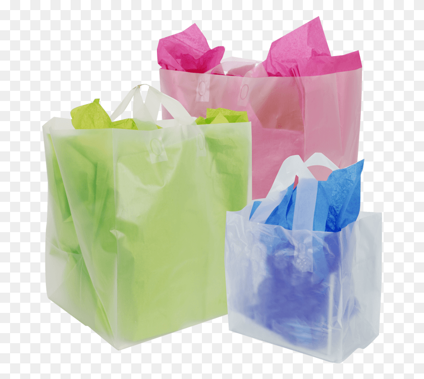 675x691 Frosty Soft Loop Handle Bag, Diaper, Plastic Bag, Plastic HD PNG Download