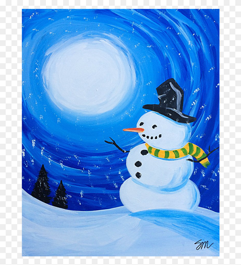 690x862 Frosty The Snowman Frosty The Snowman Painting, Nature, Outdoors, Snow HD PNG Download
