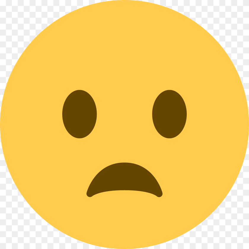 1920x1920 Frowning Face With Open Mouth Emoji Astronomy, Moon, Nature, Night Clipart PNG