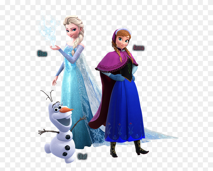 569x614 Frozen Characters, Doll, Toy, Clothing HD PNG Download