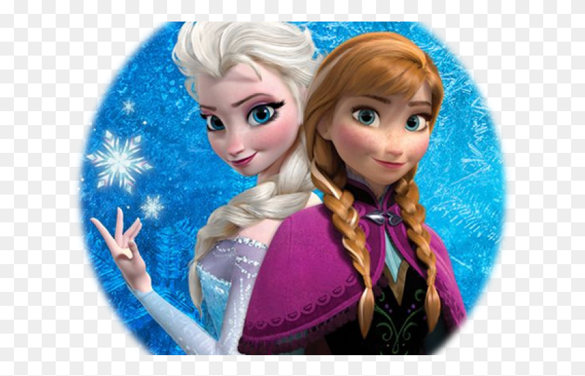 634x481 Frozen Clipart Elsa Anna Anna And Elsa, Doll, Toy, Person HD PNG Download