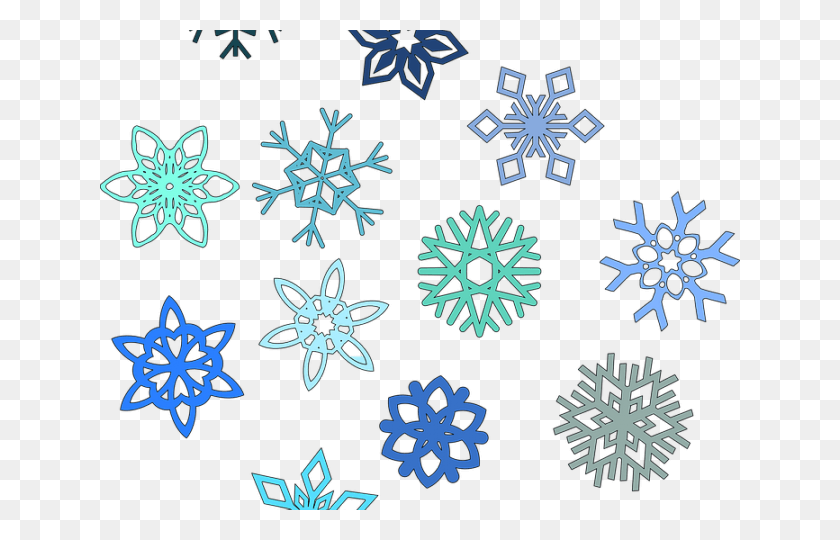 640x480 Frozen Clipart Little Snowflake Transparent Background Snowflake Clipart, Pattern HD PNG Download